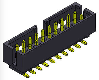 اتصال هدر جعبه 2.00 میلی متری اتصال سرصفحه SMT 2AMP 2*5-2*25 پین