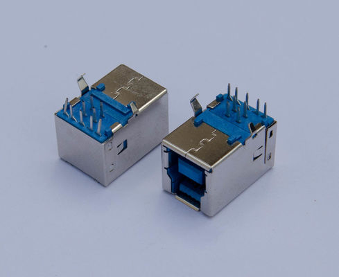 کانکتور 1.0 آمپر با سرعت بالا USB 3.0 B زاویه راست نوع شیب 90 درجه