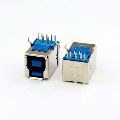 کانکتور 1.0 آمپر با سرعت بالا USB 3.0 B زاویه راست نوع شیب 90 درجه
