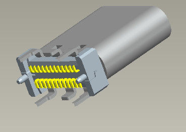 نوع SMT کانکتورهای ورودی خروجی USB C 3.1 کانکتور عمودی 180 درجه