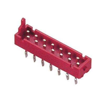 1.27 میلی متر * 1.5 میلی متر IDC کانکتور هدر اتصال گیرنده PCB با نوع شیب نر مطابقت دارد