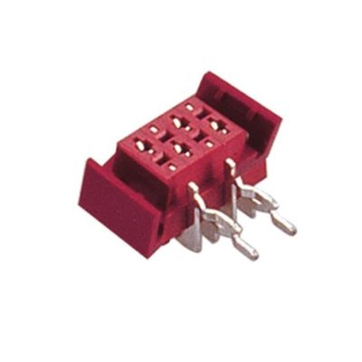اتصال دهنده نوع شیب ظرف PCB 1.27mm*1.5mm زاویه راست زن