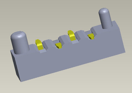 1.27mm سطح نصب زن سر واحد ردیف با پگ ها 1 * 3 پین به 1 * 40 پین H2.00mm