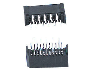 پیچ 1.25mm Ffc کانکتور Dip نوع H 0.8mm سری 2-36 پین طبیعی سیاه