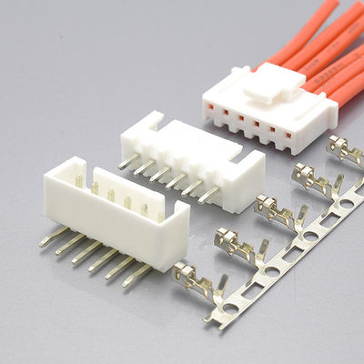 پیچ 2.5mm Wire To Board Wafer Connectors زاویه راست 90° DIP نوع 2Pin-16Pin با پین Kink